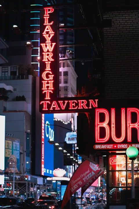 Neon Sign Phone Wallpaper · street · 1440×2160
