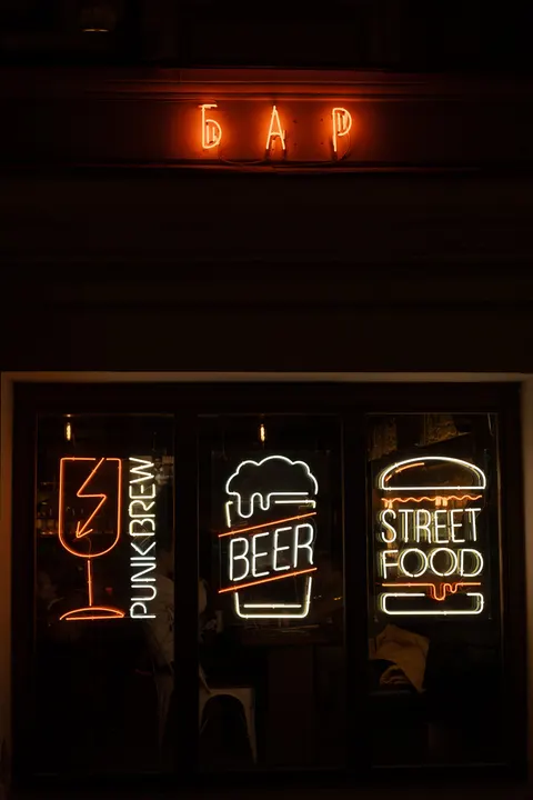 Neon Sign Phone Wallpaper · street · 1440×2160