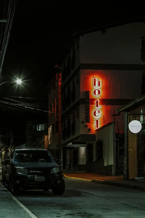 Neon Sign Phone Wallpaper · street · 1440×2160