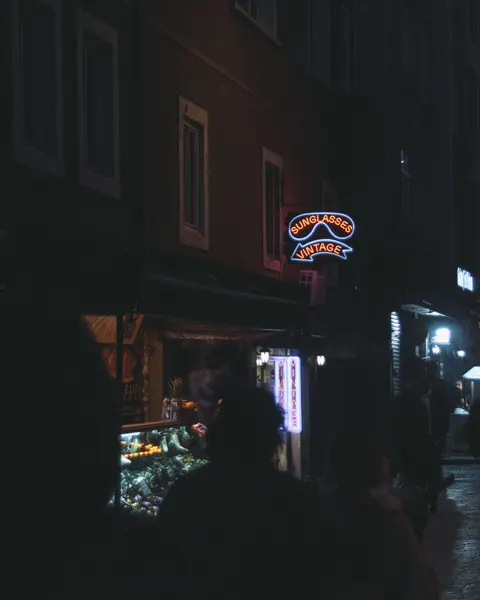 Neon Sign Phone Wallpaper · street · 1440×1800