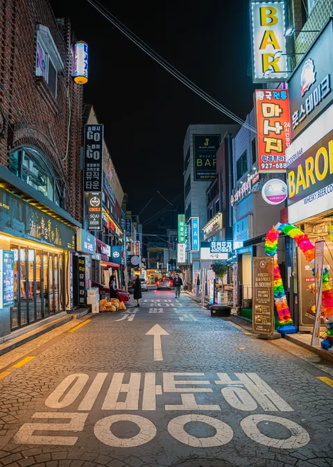 Neon Sign Phone Wallpaper · street · 1440×2022