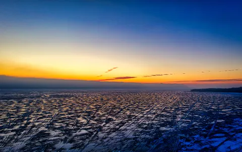 Frozen Lake 4K Wallpaper · nature · 3840×2412