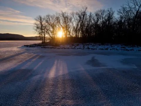 Frozen Lake 4K Wallpaper · nature · 3840×2880
