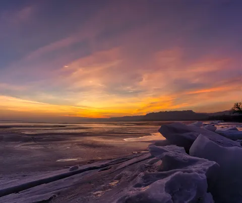 Frozen Lake 4K Wallpaper · nature · 3840×3225