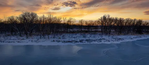 Frozen Lake 4K Wallpaper · nature · 3840×1693