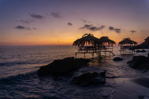 Palm Beach Sunset 4K Wallpaper · nature · 3840×2560