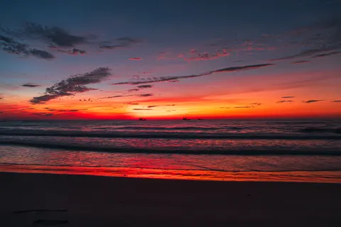 Palm Beach Sunset 4K Wallpaper · nature · 3840×2560