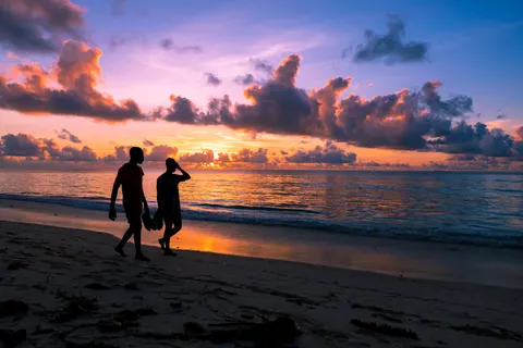 Palm Beach Sunset 4K Wallpaper · nature · 3840×2560