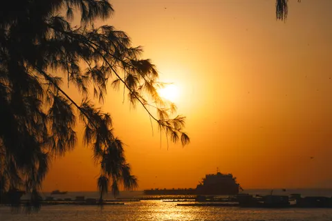 Palm Beach Sunset 4K Wallpaper · nature · 3840×2560