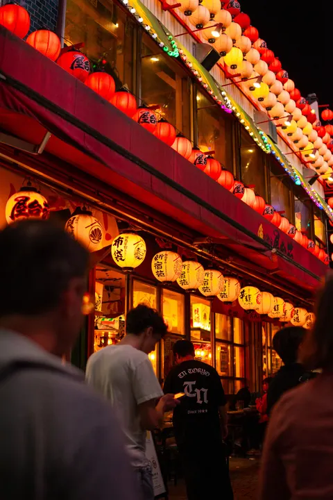 Night Market Phone Wallpaper · street · 1440×2160