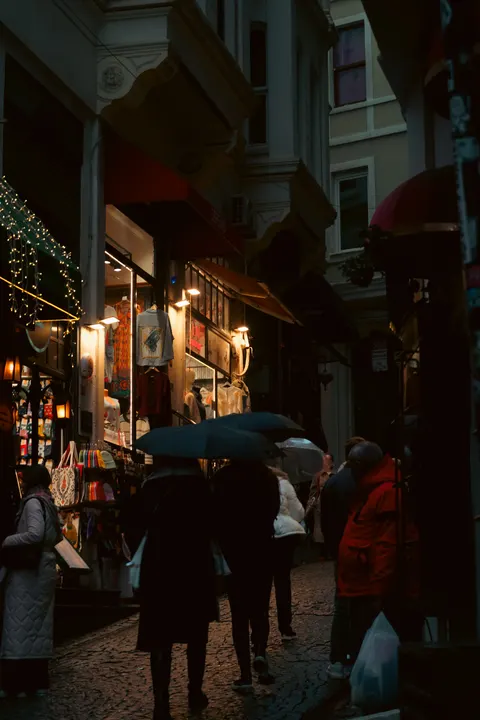 Night Market Phone Wallpaper · street · 1440×2160