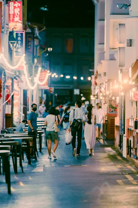 Night Market Phone Wallpaper · street · 1440×2160