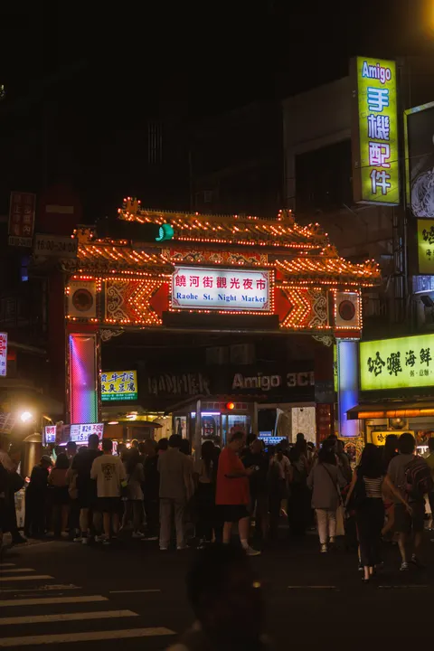Night Market Phone Wallpaper · street · 1440×2160