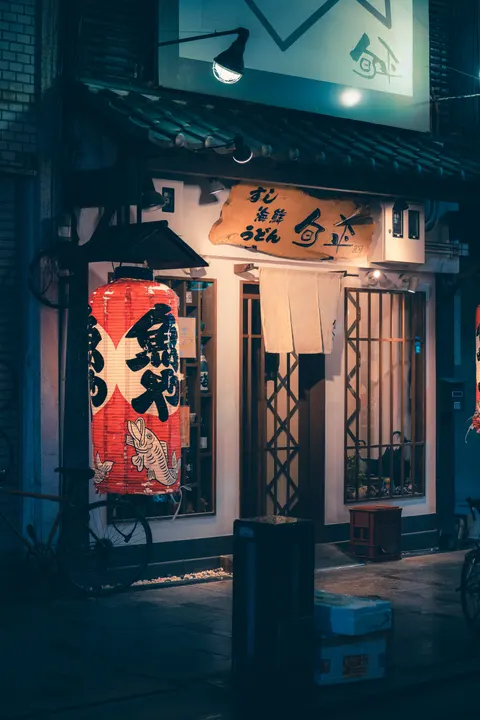 Night Market Phone Wallpaper · street · 1440×2160