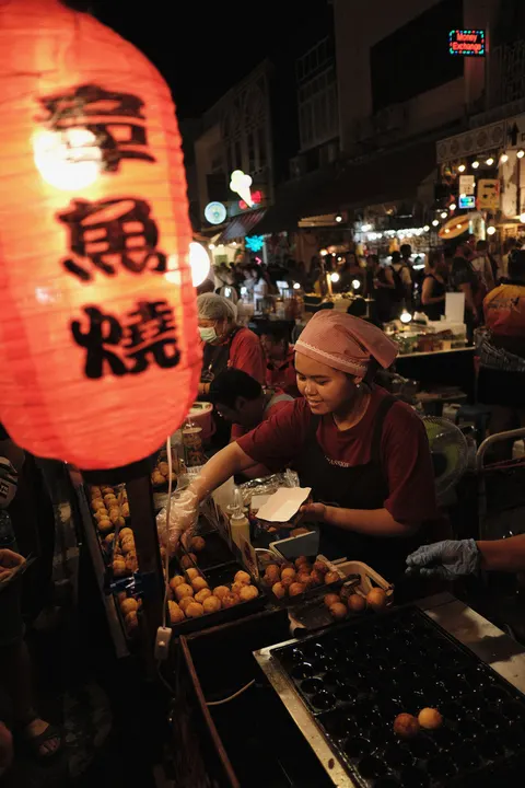 Night Market Phone Wallpaper · street · 1440×2160