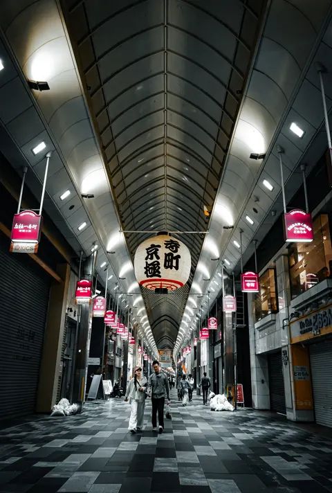 Night Market Phone Wallpaper · street · 1440×2135