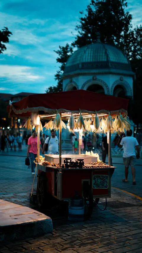 Night Market Phone Wallpaper · street · 1440×2560