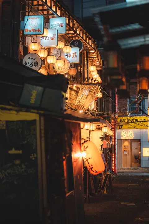 Night Market Phone Wallpaper · street · 1440×2160