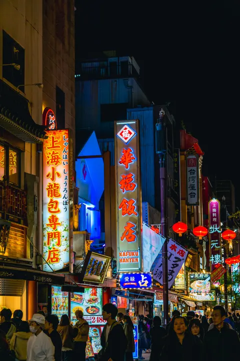 Night Market Phone Wallpaper · street · 1440×2160