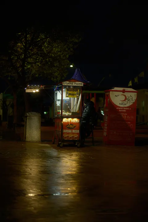Night Market Phone Wallpaper · street · 1440×2160