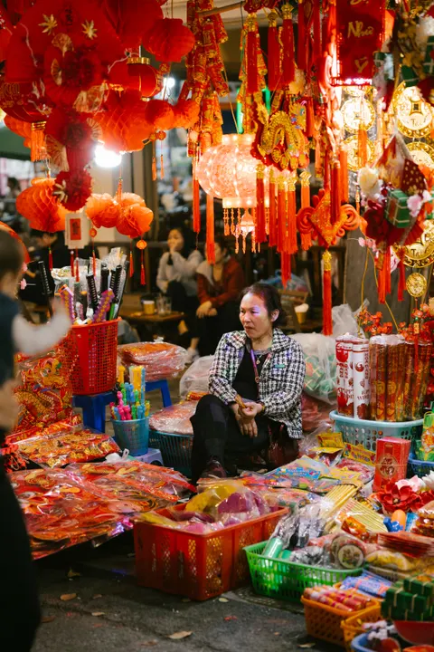 Night Market Phone Wallpaper · street · 1440×2160