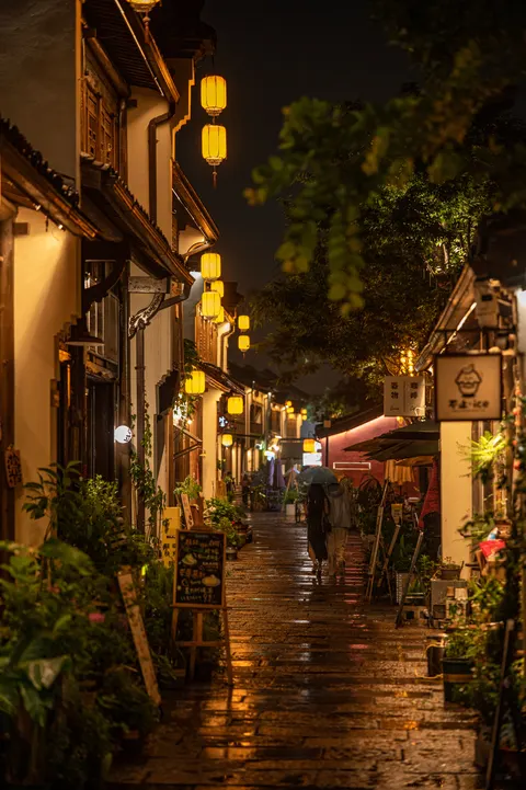 Night Market Phone Wallpaper · street · 1440×2164