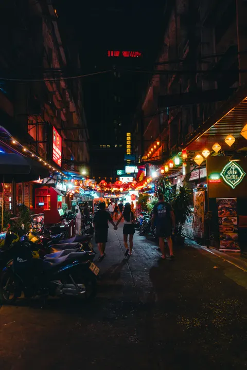 Night Market Phone Wallpaper · street · 1440×2159