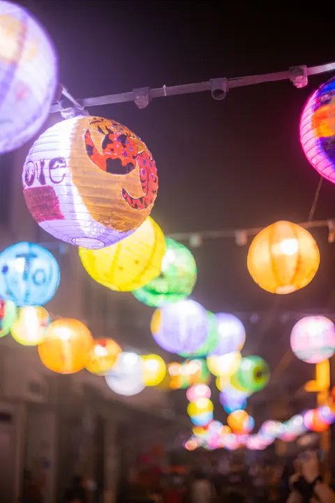 Night Market Phone Wallpaper · street · 1440×2160