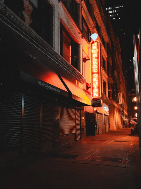 Night Street Phone Wallpaper · street · 1440×1920