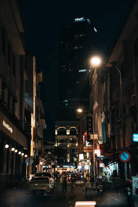Night Street Phone Wallpaper · street · 1440×2160