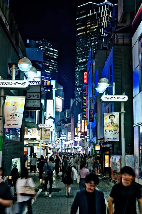 Night Street Phone Wallpaper · street · 1440×2164