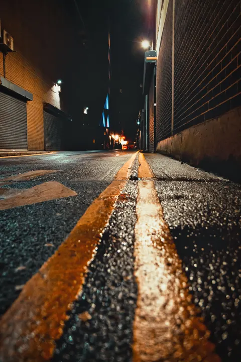 Night Street Phone Wallpaper · street · 1440×2160