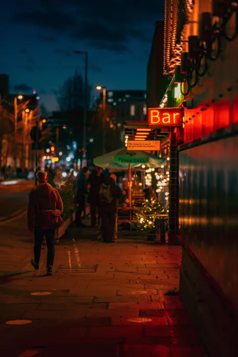 Night Street Phone Wallpaper · street · 1440×2160