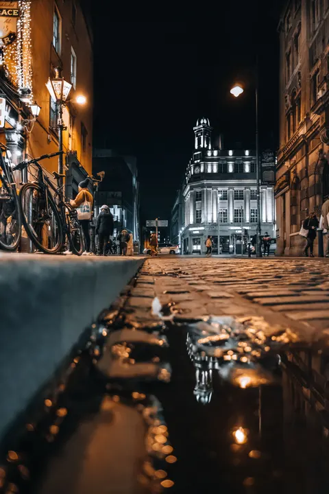 Night Street Phone Wallpaper · street · 1440×2160