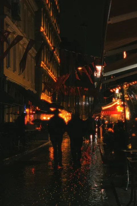 Night Street Phone Wallpaper · street · 1440×2160