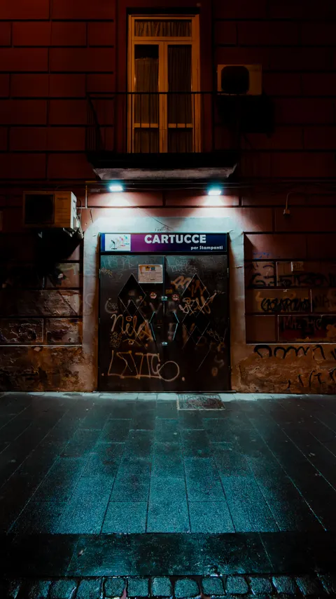 Night Street Phone Wallpaper · street · 1440×2560