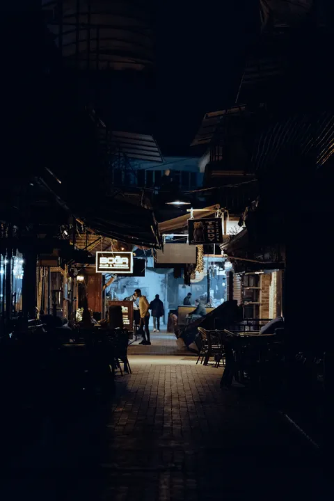 Night Street Phone Wallpaper · street · 1440×2160