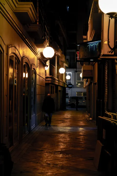 Night Street Phone Wallpaper · street · 1440×2160