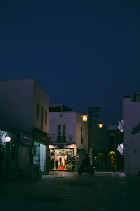 Night Street Phone Wallpaper · street · 1440×2160