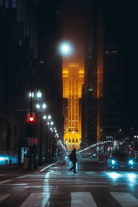 Night Street Phone Wallpaper · street · 1440×2160