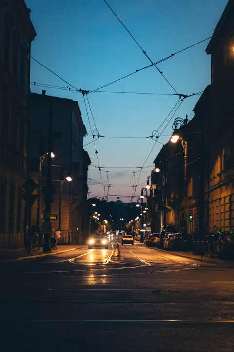 Night Street Phone Wallpaper · street · 1440×2160
