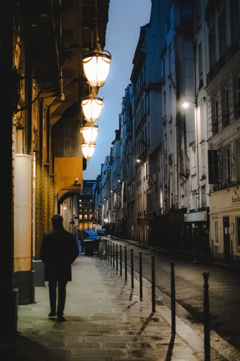 Night Street Phone Wallpaper · street · 1440×2160