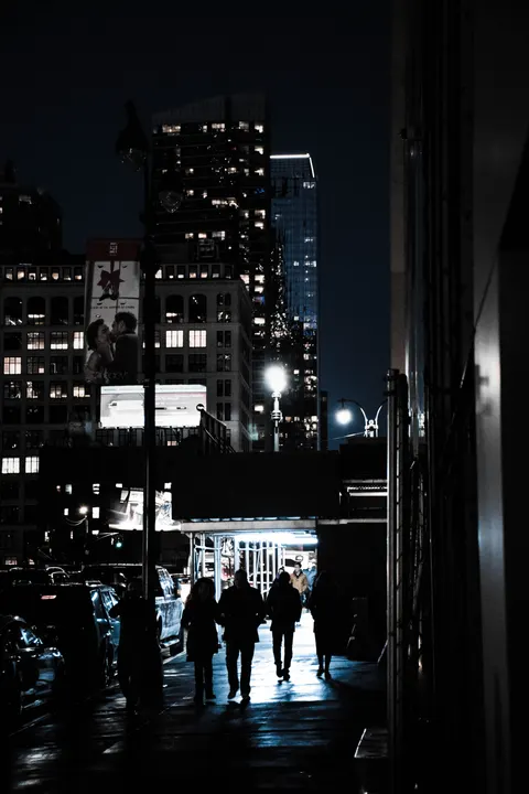 Night Street Phone Wallpaper · street · 1440×2160