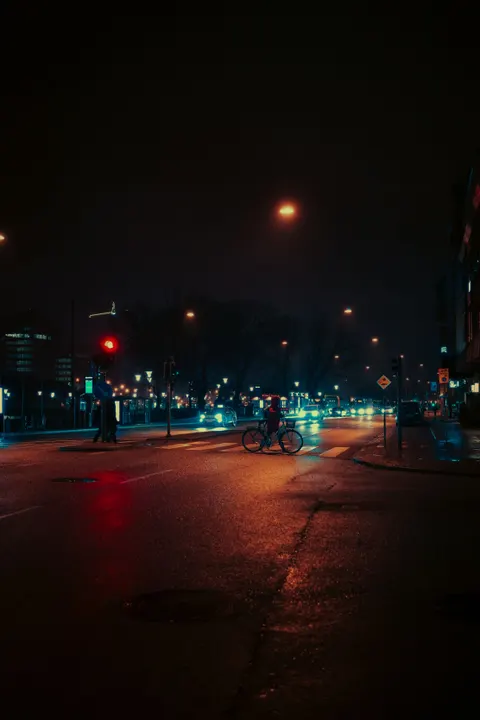 Night Street Phone Wallpaper · street · 1440×2160