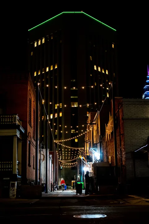 Night Street Phone Wallpaper · street · 1440×2164
