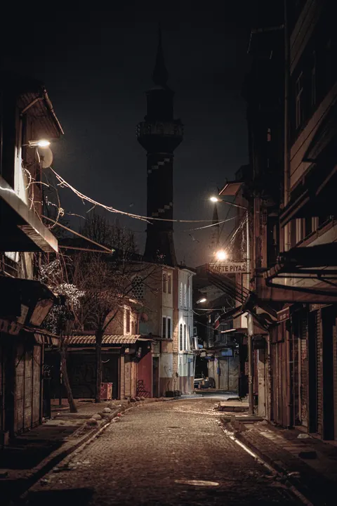 Night Street Phone Wallpaper · street · 1440×2160