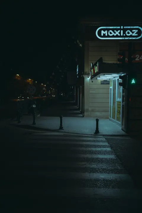 Night Street Phone Wallpaper · street · 1440×2160