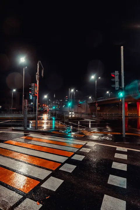 Night Street Phone Wallpaper · street · 1440×2160