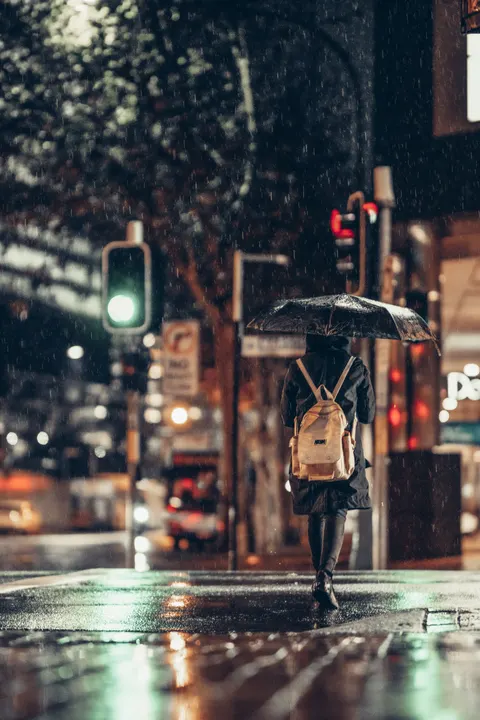 雨の街路 スマホ壁紙 · street · 1440×2160
