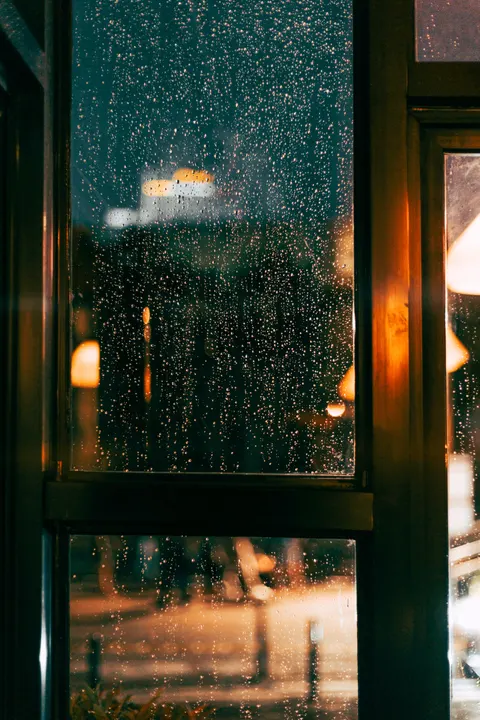 Rainy Street Phone Wallpaper · street · 1440×2160